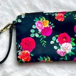 Betsey Johnson Floral Wristlet Cosmetic Bag Clutch Photo 1