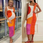 Mara Hoffman NWOT Pomelo Sloane Dress Red Multicolor Size XS Photo 10