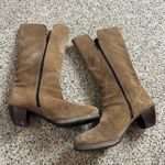 Wolky Tall Zip Up Boots Size 11 EU 42 Brown Suede Comfort Riding Tan Photo 8