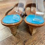 Franco Sarto Fatima 9.5 Wedge Sandal Heel Turquoise Vacation Island Summer Photo 6