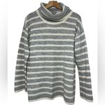 Loft  Turtle Neck Oversized Striped Sweater Photo 1