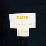 Maeve NEW  Cotton Blend Black White Houndstooth Print Pattern Button Mini Skirt 8 Photo 1