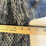Alberto Makali Gray Blue S Open Cardigan Sweater Wool Boho Festival Hippie Art Photo 5