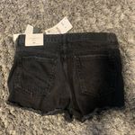 ZARA Black Jean Shorts Photo 1