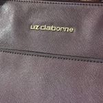 Liz Claiborne  Burgundy Leather Tote Bag with Classic Design Photo 3