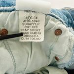 Mother Denim The Scrapper Jean Shorts Size 25 Fray Hem Light Blue Wash 3" Inseam Photo 6