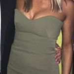 Finders Keepers Green Strapless Dress Photo 0