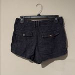 American Eagle  Frayed Hem High Waisted Linen Blend Shorts | Size: 4 Photo 1