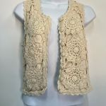 Noille Silk eXchange Crochet Short Sleeve silk Top cardigan vest Photo 0