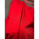 Maria Bianca Nero Cache Bianca Nero Red Strapless Asymmetrical Hem Dress Size M Vintage Y2K Photo 4