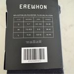 Sold out NWT Erewhon black unisex, branded crew socks sz Large Photo 7