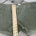 Gap Corduroy Green Shorts Raw Hem size 10 Photo 11