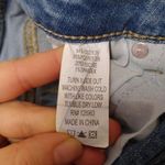 Indigo Rein  Size 5 Waist 27 Short Shorts Crochet Floral Detailing Distressed Raw Photo 1