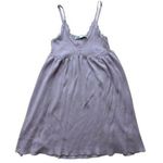 ZARA  Dusky Purple Knit Eyelet Trim Dress Size Small Photo 0