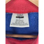 Vintage Gopher Sport Sweatshirt Heart Floral Dragonfly Crewneck Blue‎ Large Blue Photo 1
