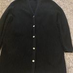 Elegant Black Women's Cardigan Sweater Size M Photo 1