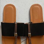 Catherine Malandrino Catherine’s Black and Brown Women's Sandals Slip ons Flats size 8 Photo 3