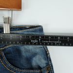 Vtg Zanadi Jeans Womens 18 (36x31.5) Blue Denim Cross Bling Embroidered Y2K Photo 7