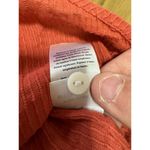 Faherty Willa Blouse Organic Cotton Women XS Peasant Top Shirt Puff Sleeve Coral Photo 10