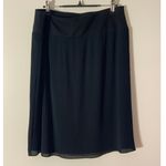 Nic+Zoe Nic‎ + Zoe Black Ribbed skirt size 10 Photo 1