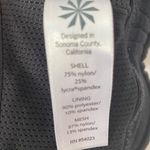 Athleta  Black Strappy mesh sports bra Sz S Photo 4