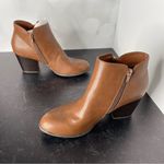 Style & Co  Women’s Masrinaa Ankle Booties Cognac Smooth Sz 9 Photo 2