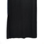 Theory  Crepe Knit V-Neck Midi Dress Black Blue M Photo 7