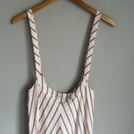 Maje  Rabano Striped Suspender Midi Dress Small Photo 6