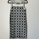 Badgley Mischka  nylon black white above knee sleeveless dress size 0 Photo 1