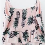 BB Dakota Jojo Pineapple Print Corset Top NWOT Photo 6