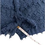 EXPRESS Lace Shorts XS Lined Summer Mid Rise Hot Pants Festival Boho Beach Blue Photo 7