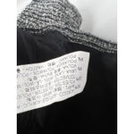 ZARA  Tweed‎ Blazer One Button Heather Gray Black Long Sleeve Pockets Size Large Photo 4