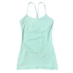 Lululemon  Power Y Tank Top Cami Size 2 Mint Green Gym Athleisure Workout Preppy Photo 1