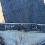 AG Adriano Goldschmied Adriano Goldschmied The Stevie Slim Straight Capri Dark Wash Blue Size 27 Photo 7