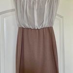 Body Central Adorable Bodycon Strapless Dress with White Sheer Accent - Never worn!🤍 🤎 Photo 2