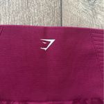 Gymshark  Energy Seamless Cropped High Waisted Contour Leggings Berry Red Photo 7