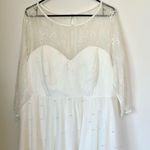 Torrid NWT  Ivory Lace Wedding Dress with Pearls - Size 20 Photo 2