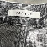 PacSun  Women's Gray High Rise Straight Distressed Denim Jean - Size 22 - VGUC Photo 4