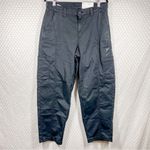 American Eagle NWT Black Cargo Barrel Stretch Pants Photo 1