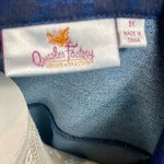 Quacker Factory  Denim Jacket 1X Blue Leopard Print Rhinestone Buttons Photo 1