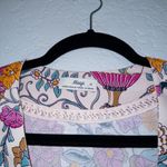 Anthropologie NWT Maaji Pink Marlee V-Neck Mini Kaftan Medium Photo 4