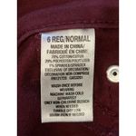 Aeropostale Jeggings Womens 6 Burgundy High Waisted Skinny Stretch Jeans Pants Photo 7