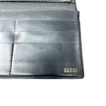 Gucci horsebit black leather trifold vintage wallet, made in Italy Photo 9