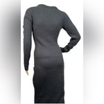 Calvin Klein Woman’s Ribbed Long Sleeve Crew Neck Dress Photo 2
