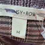 Whimsy + Row NEW WHIMSY + RIE TOBI TOP Women's PLAID MEDIUM Photo 14