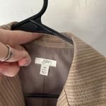 J.Jill  Petite Stripe Blazer Jacket 4P Button Preppy Career Academia Equestrian Photo 4