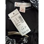 Dress Barn NWT  Black/White Polyester Maxi Dress Sz 14 P Photo 4