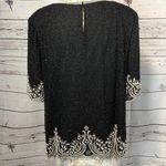 Laurence Kazar vintage beaded, sequins & pearl top size large Photo 9