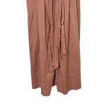 Ulla Johnson  Iggy Jumpsuit Women’s Size 0 Pink Bow Back Linen Blend Wide Leg Photo 6