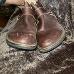 Latigo Látigo Cróquet Brown Leather Ankle Boots with Lace Trim Photo 4